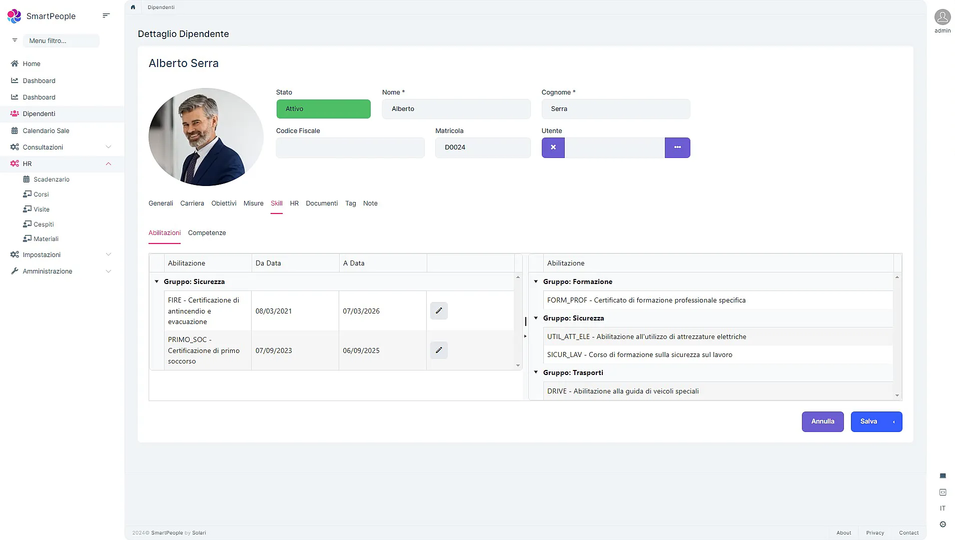 Software SmartPeople HR Gestione Dipendente - Software SmartPeople HR